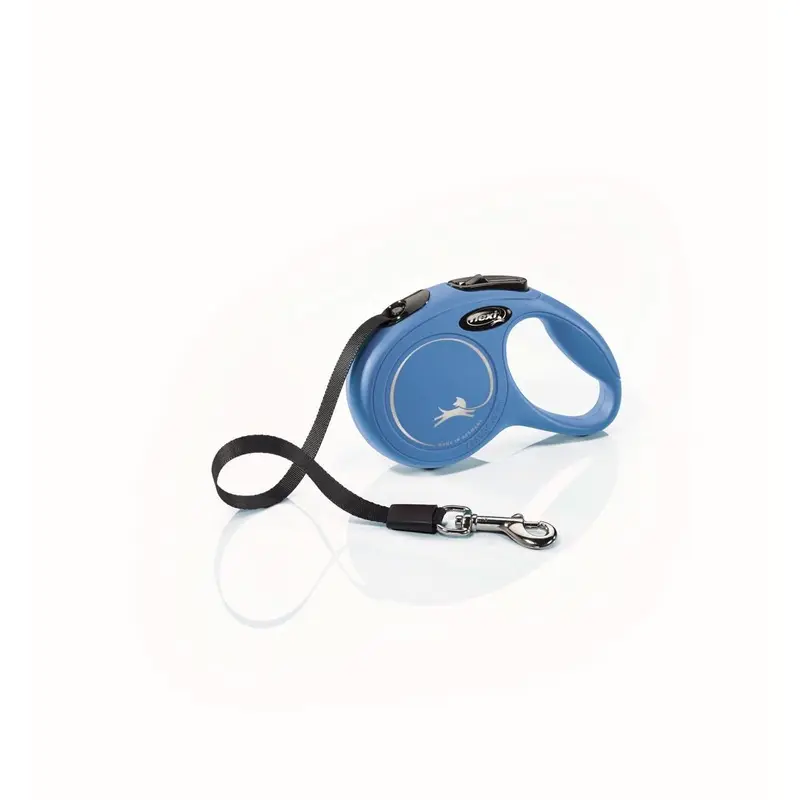 Flexi Classic Nylon Cord Dog Leash Blue 10ft XS up to 26lb