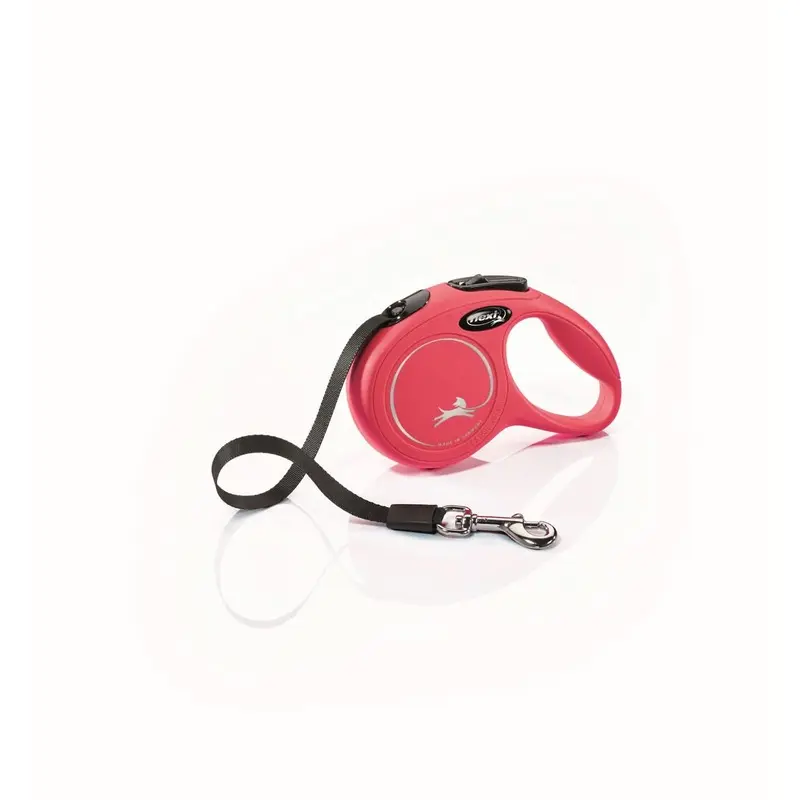 Flexi Classic Nylon Cord Dog Leash Red 10ft XS up to 26lb