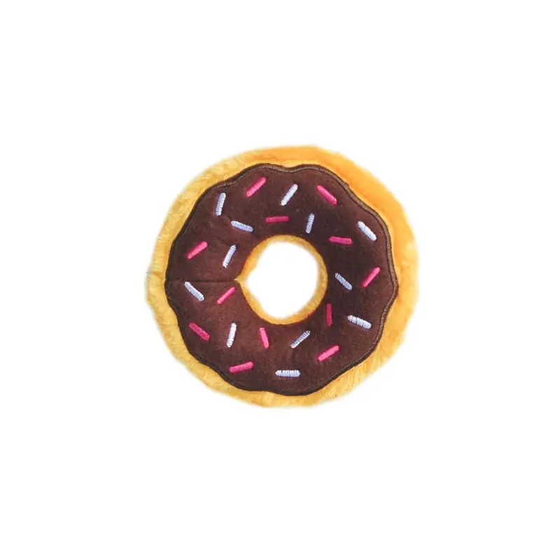 ZippyPaws Donutz Dog Toy Junior Chocolate SM