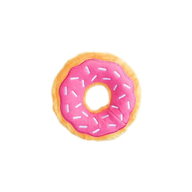 ZippyPaws Donutz Dog Toy Junior Strawberry SM