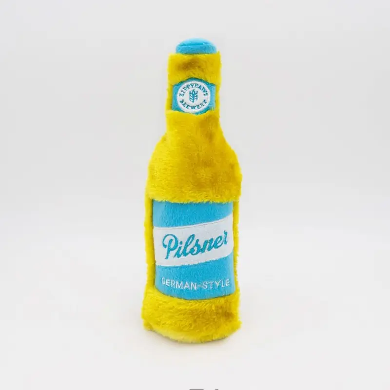 ZippyPaws Happy Hour Crusherz Dog Toy Pilsner MD