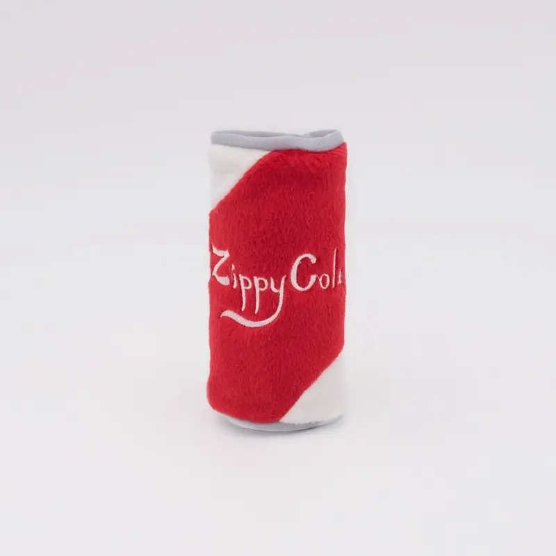 ZippyPaws Squeakie Can Dog Toy Zippy Cola One Size
