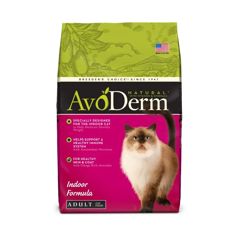 AvoDerm Natural Indoor Formula Dry Cat Food 11 lb