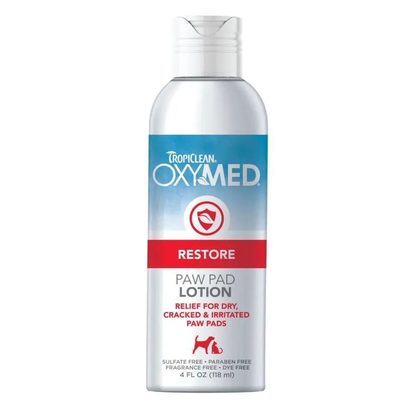 TropiClean OxyMed Restore Paw Pad Lotion 4oz
