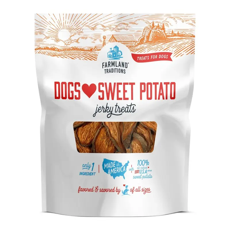 Farmland Traditions Dogs Love Sweet Potato Dog Treats 32oz