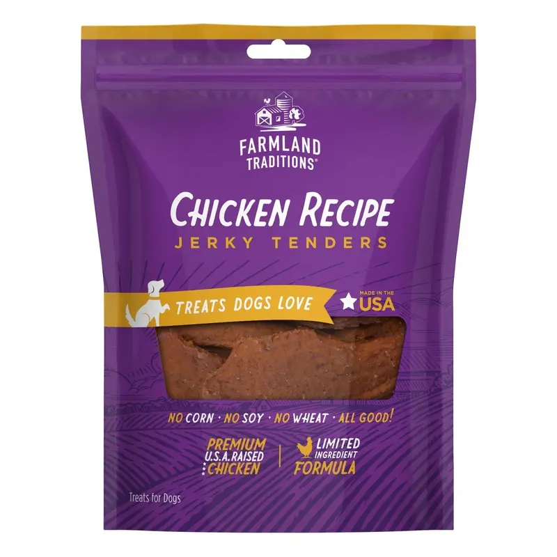 Farmland Traditions Simple Snacks Chicken Jerky Tenders Dog Treats 16oz