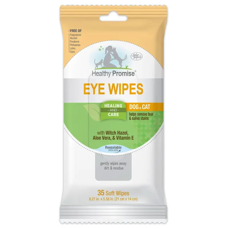Four Paws Healthy Promise Cat & Dog Eye Wipes