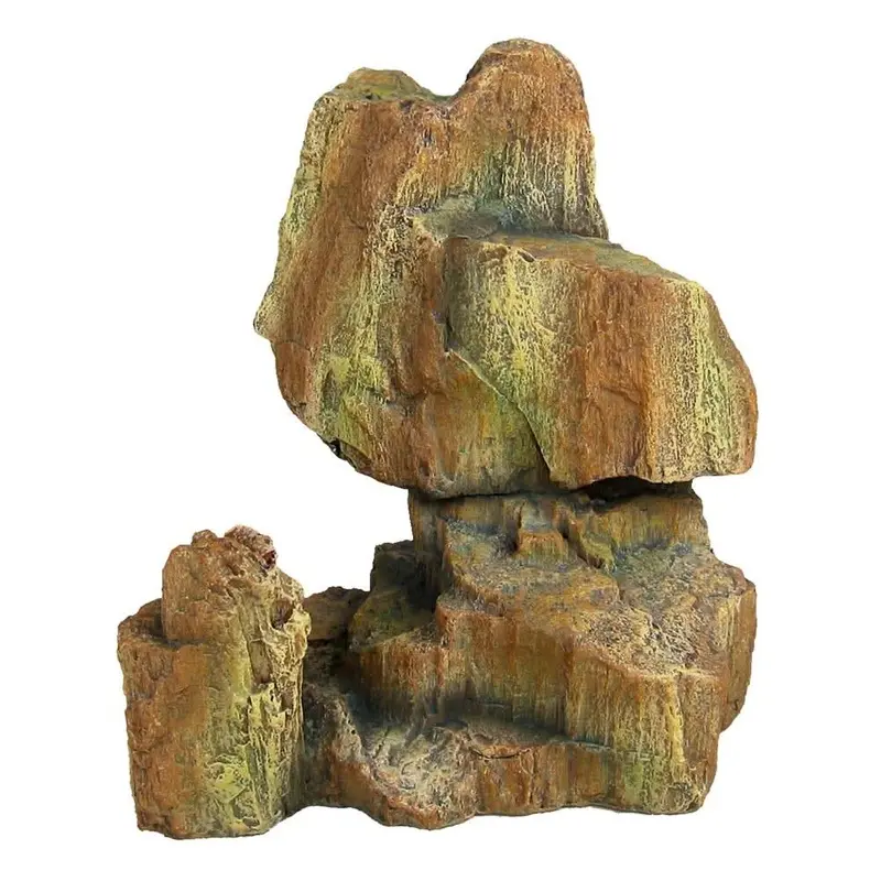 Weco Products Wecorama Badlands Petrified Forest Terrarium Ornament Brown SM