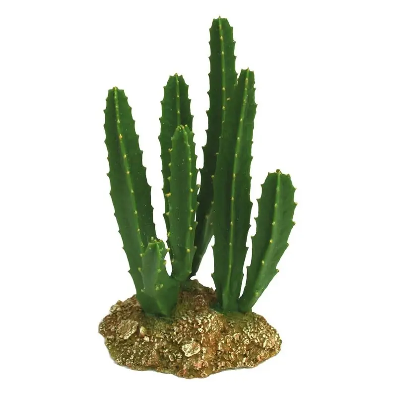 Weco Products Wecorama Badlands Zulu Cactus Terrarium Ornament Brown, Green Giant