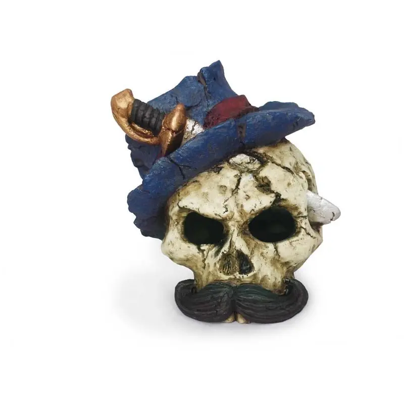 Weco Products Wecorama Catacombs Battle Skull Aquarium Ornament Multi-Color