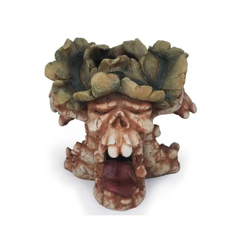 Weco Products Wecorama Catacombs Screaming Skull Aquarium Ornament Multi-Color