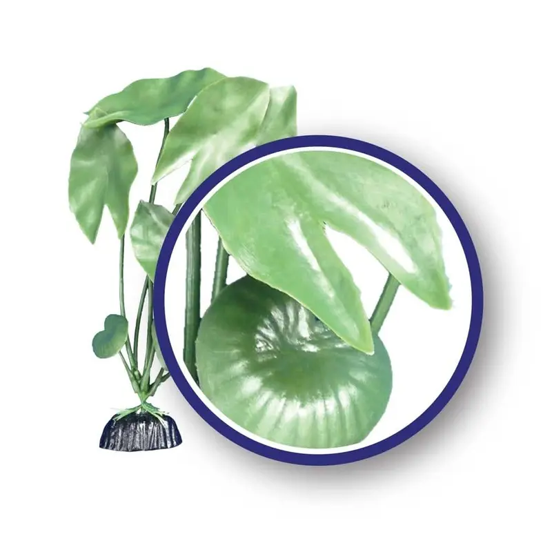 Weco Products Freshwater Series Tiger Lotus Aquarium Plant Green 18 in