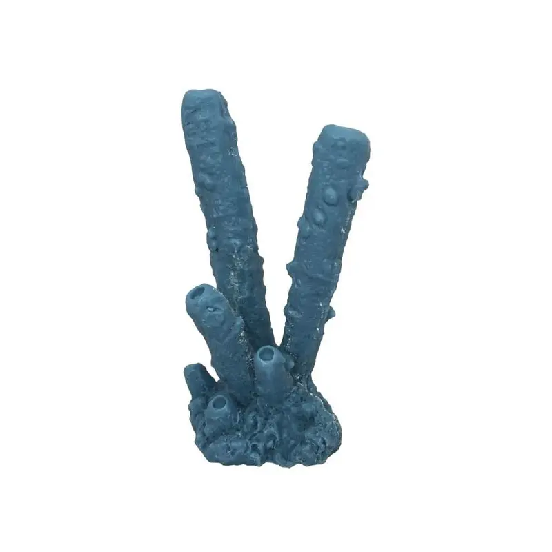 Weco Products South Pacific Coral Tube Sponge Ornament Blue MD