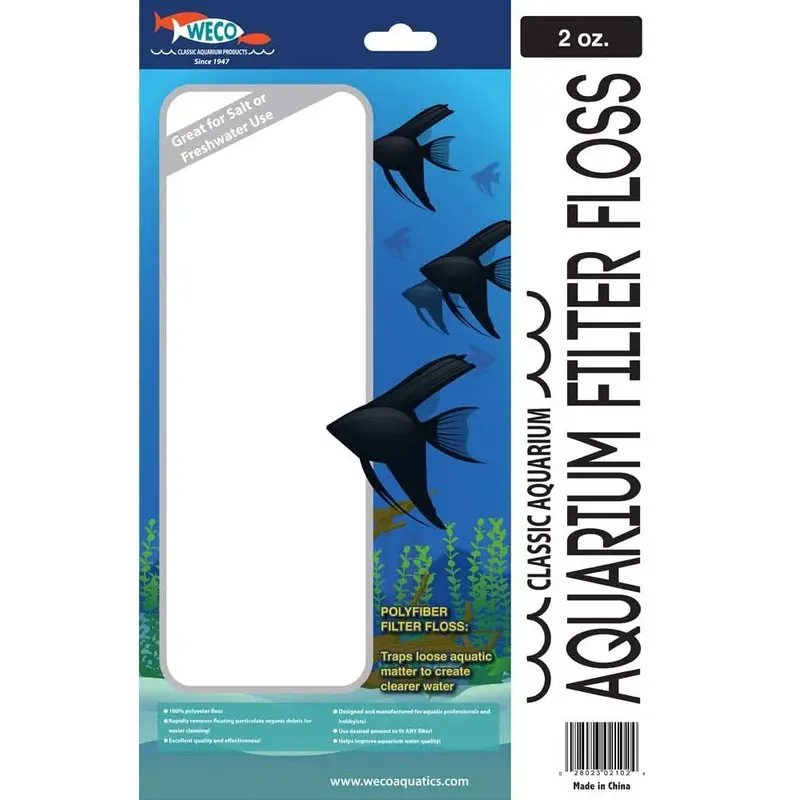 Weco Products Aquarium Filter Floss 2 oz