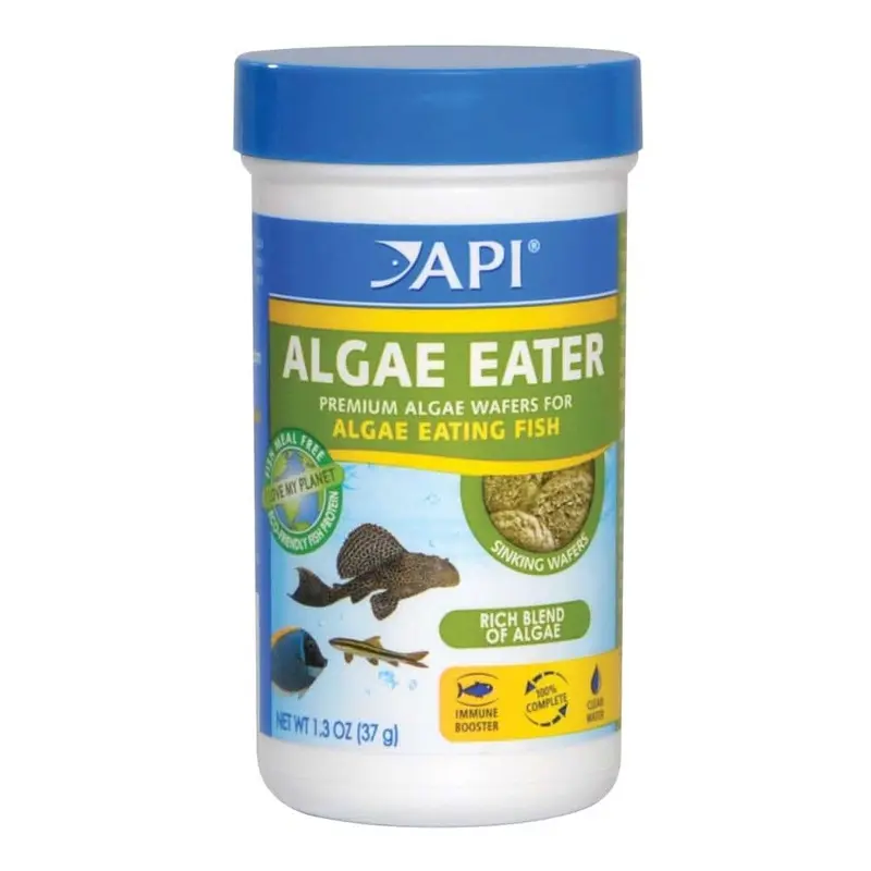 API Algae Eater Premium Sinking Wafer Fish Food 1.3 oz