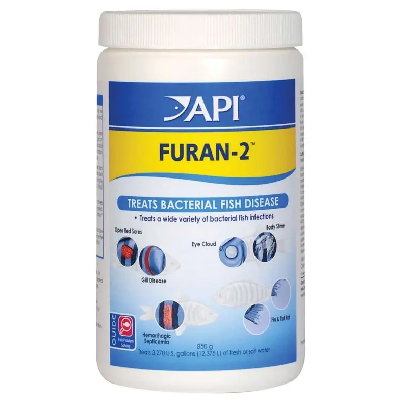 API Furan-2 Fresh and Saltwater Powder Medication 850 g
