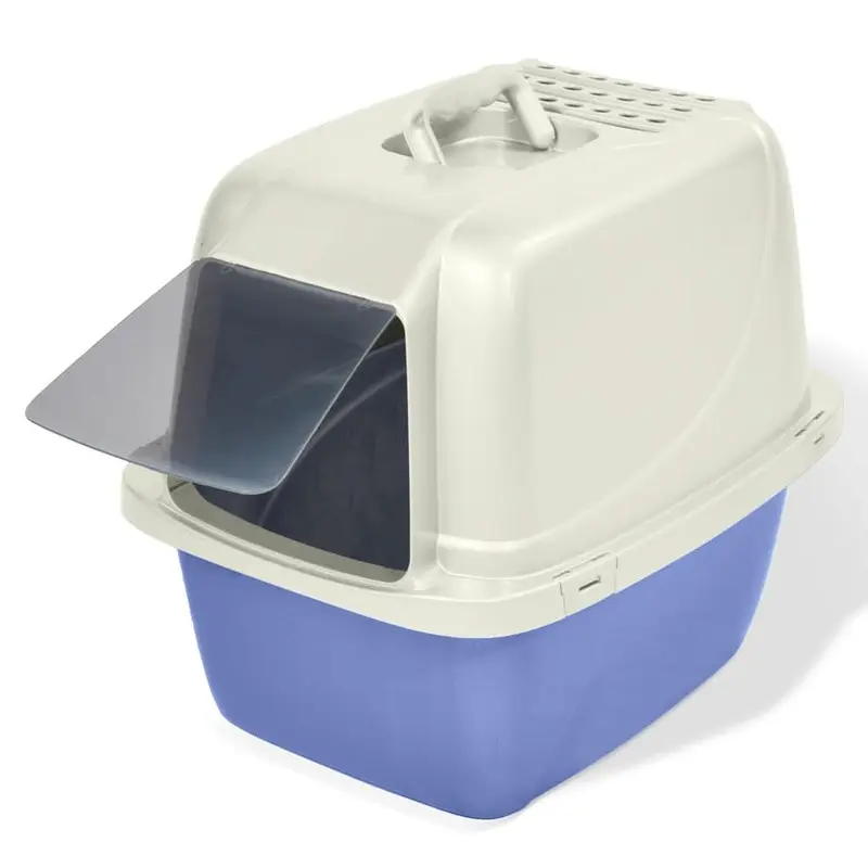 Van Ness Plastics Enclosed Cat Litter Box White LG