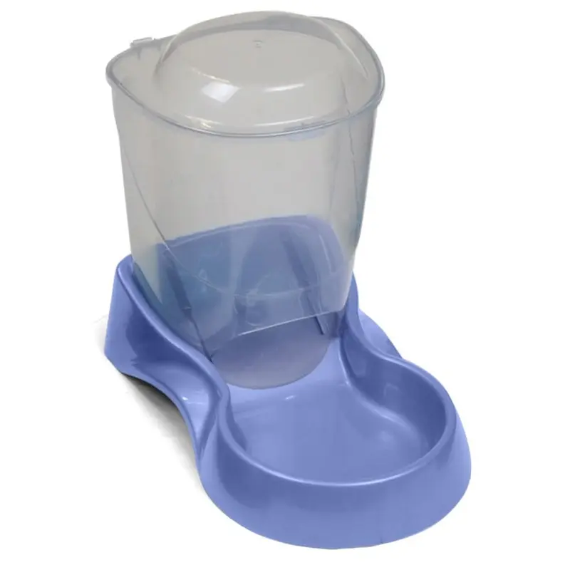 Van Ness Plastics Auto Pet Feeder Blue/Clear XS 1.5lb