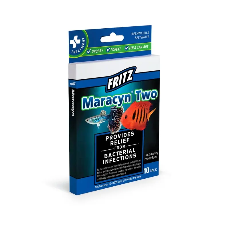 Fritz Maracyn Two Freshwater & Saltwater Treatment 10ct