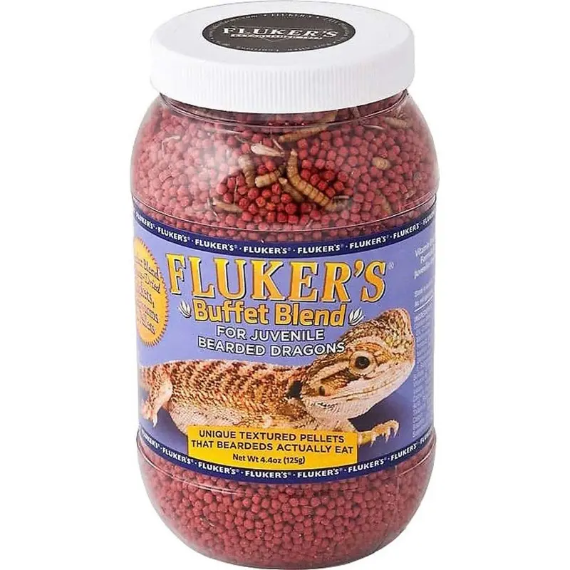 Fluker's Buffet Blend Juvenile Bearded Dragon Formula Freeze Dried Food 4.4 oz