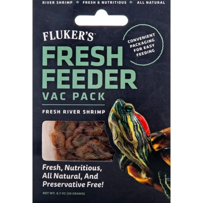 Fluker's Fresh Feeder Vac Pack Fresh River Shrimp 0.7oz