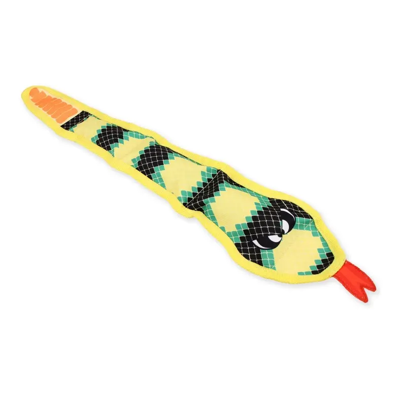Mammoth Pet Products Squeaky Snake Dog Toy Assorted LG 25in