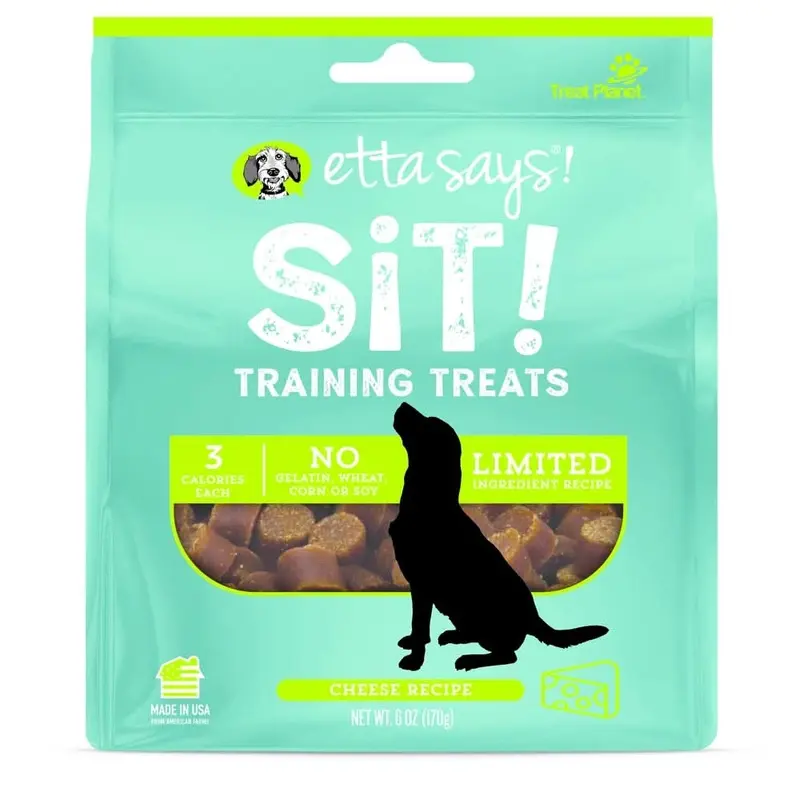 Etta Says! Sit! Training Treats Cheese 6 oz