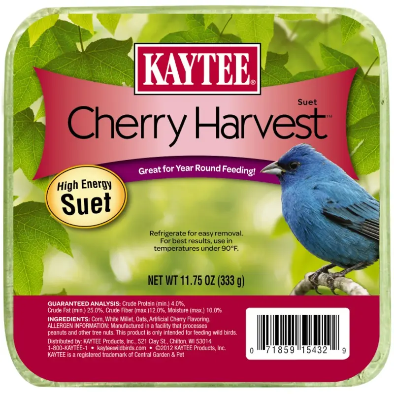 Kaytee Cherry Harvest High Energy Suet 11.75 Ounces