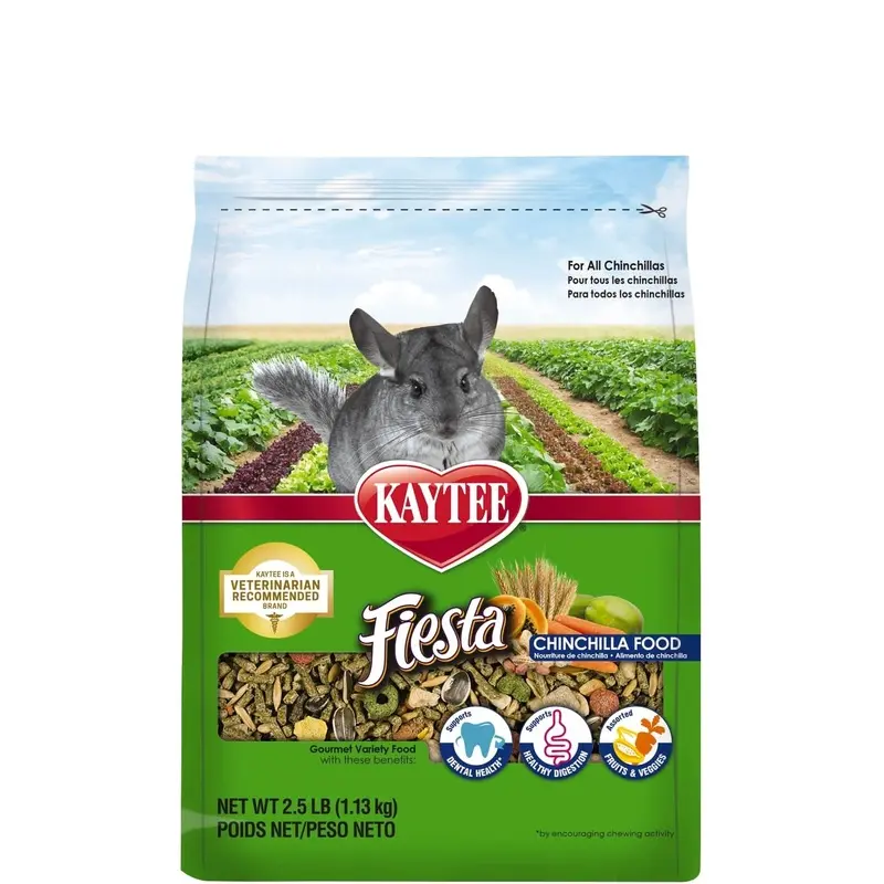 Kaytee Fiesta Chinchilla Food 2.5 pound bag