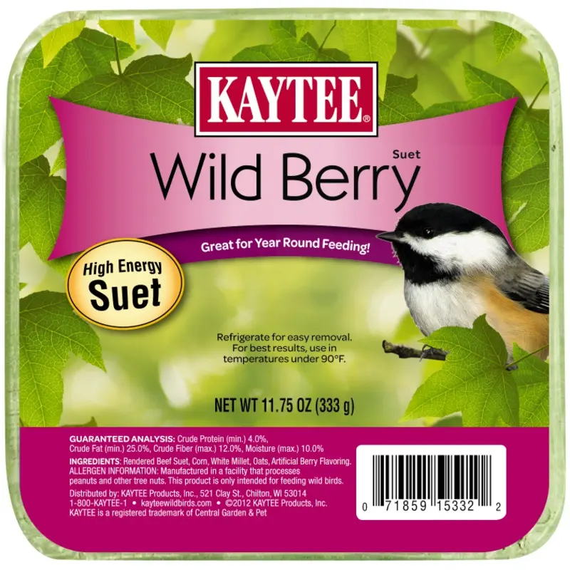 Kaytee Wild Berry High Energy Mini Suet 11.75 Ounces