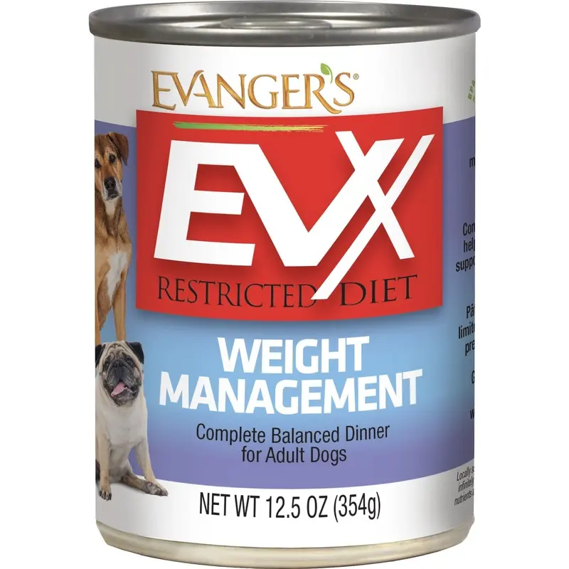 Evanger's EVx Restricted Diet Weight Management Wet Dog Food 12.5oz