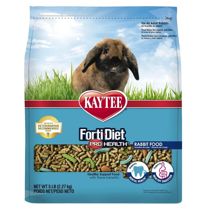 Kaytee Forti-Diet Pro Health Adult Rabbit Food 5lb