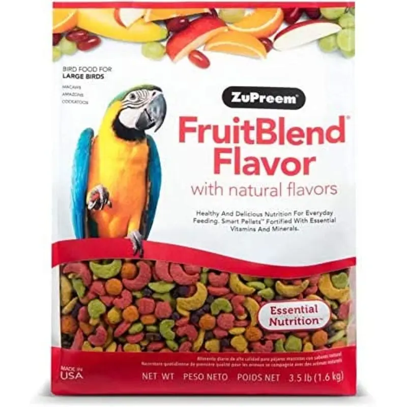 ZuPreem FruitBlend Bird Food Large Birds 3.5 lb