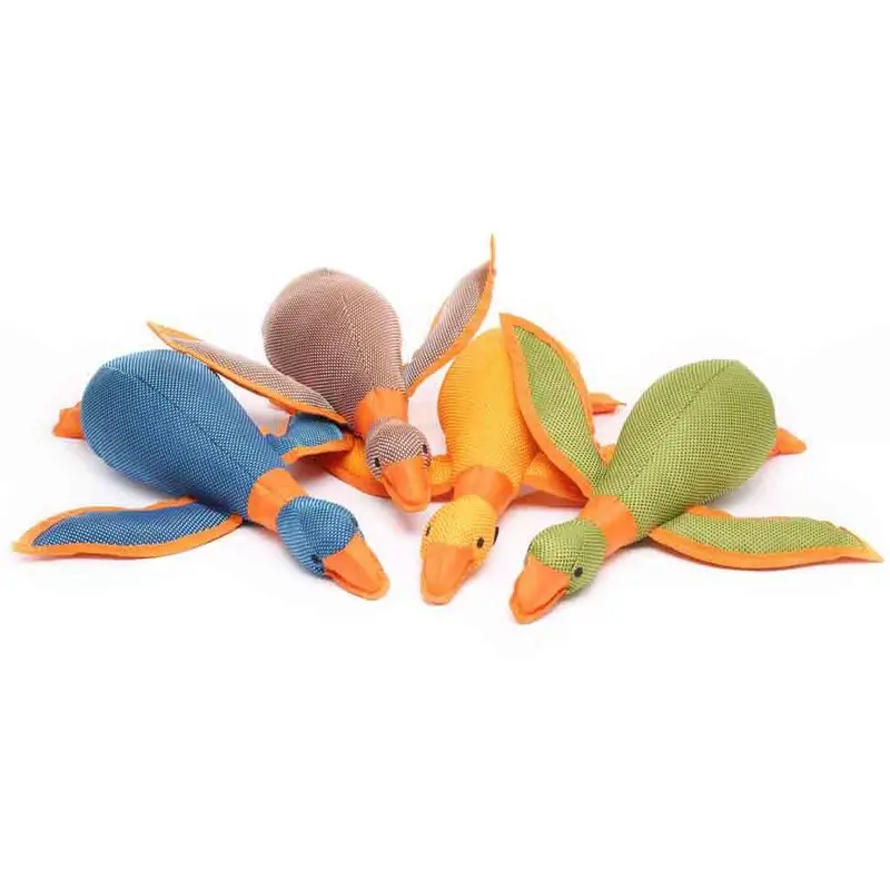 Multipet Dazzler Flying Dog Toy Duck Assorted 13 in