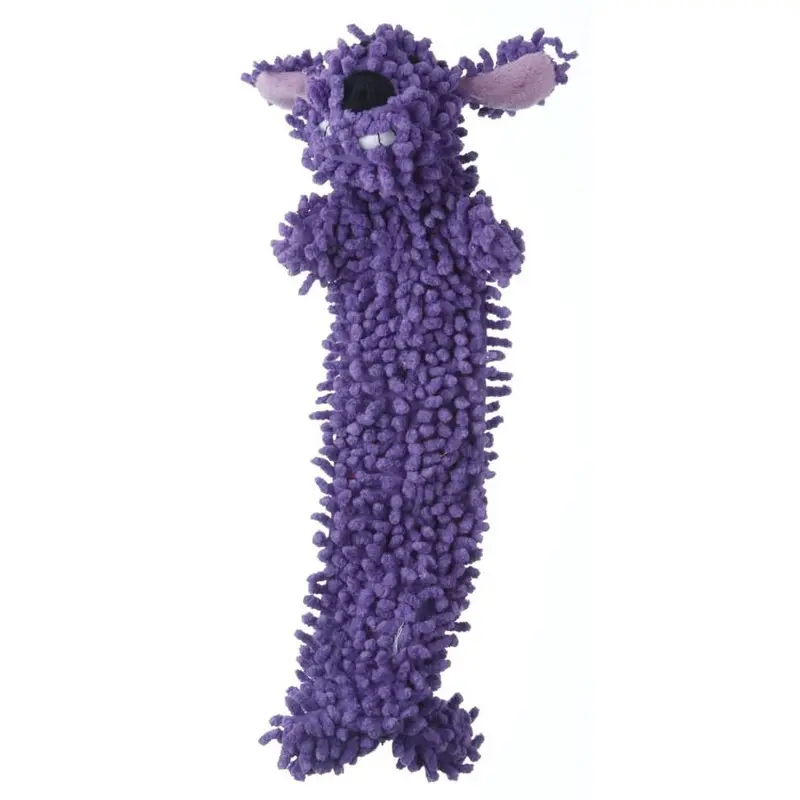 Multipet Loofa Floppy Dog Toy Light Weight Assorted 12 in