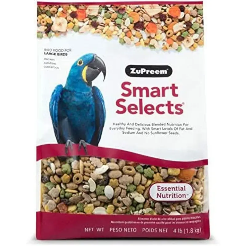 ZuPreem Smart Selects Bird Food Macaws 4 lb