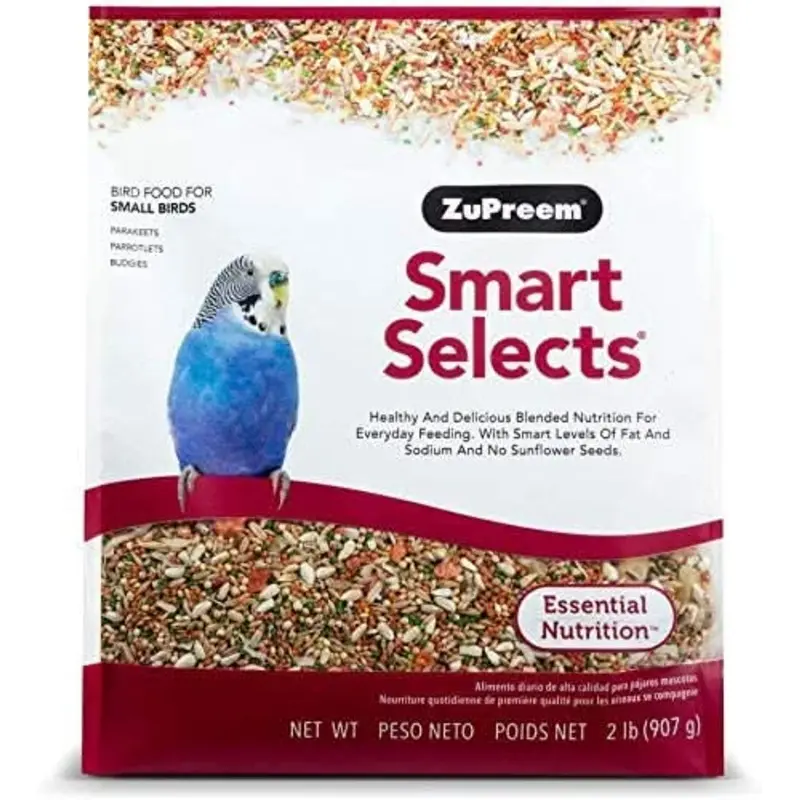 ZuPreem Smart Selects Bird Food Parakeets 2 lb