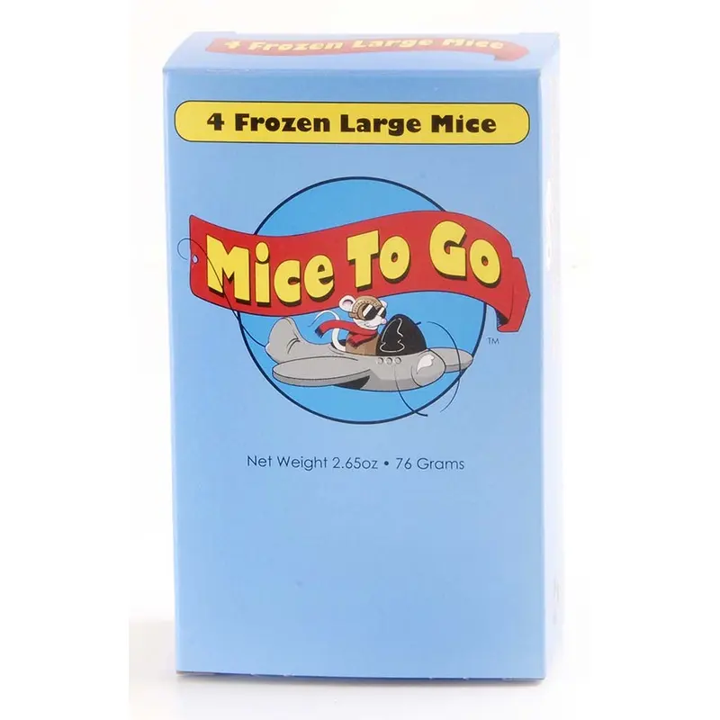 Mice To Go Frozen Large Mice 4 Pack