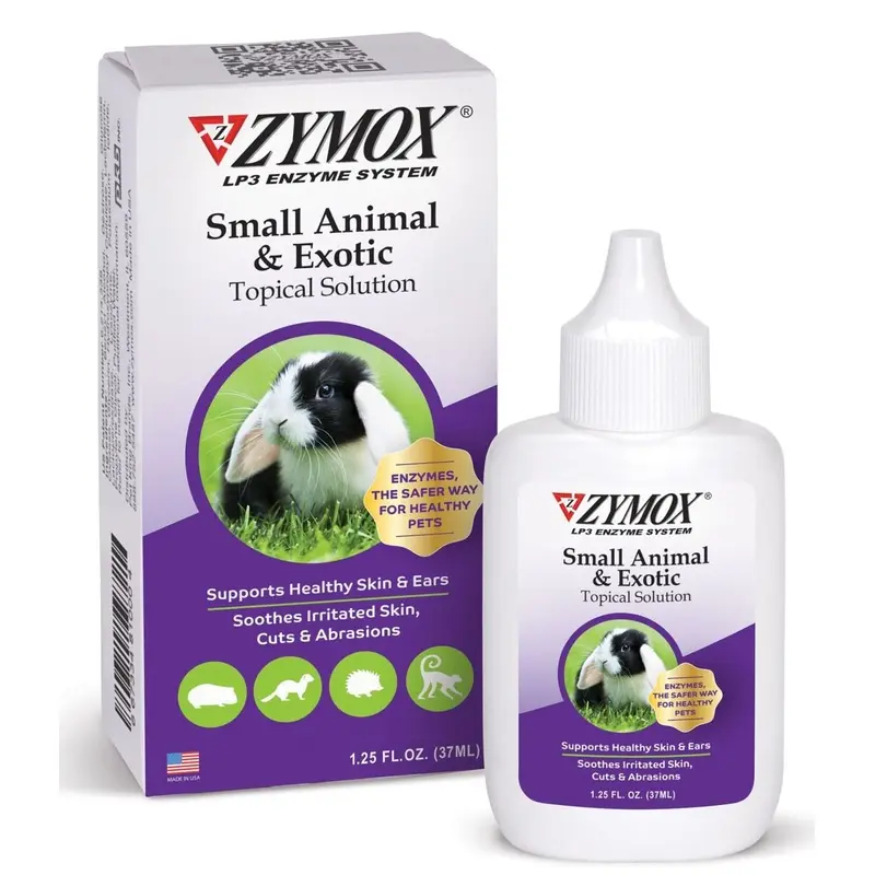 Zymox Small Animal & Exotic Topical Solution 1.25oz