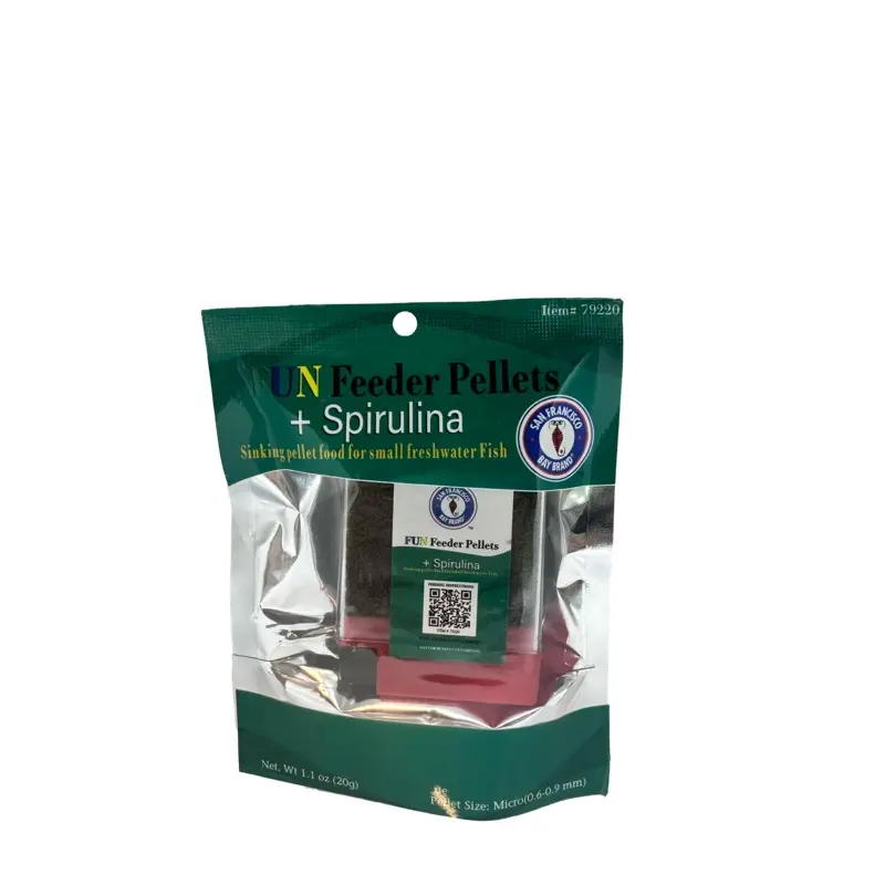 San Francisco Bay Brand Feeder Pellet Plus Spirulina Mini Pellets 1.1oz