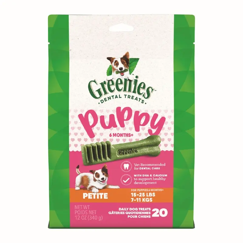 Greenies Puppy 6+ Months Dog Dental Treats Petite 12oz