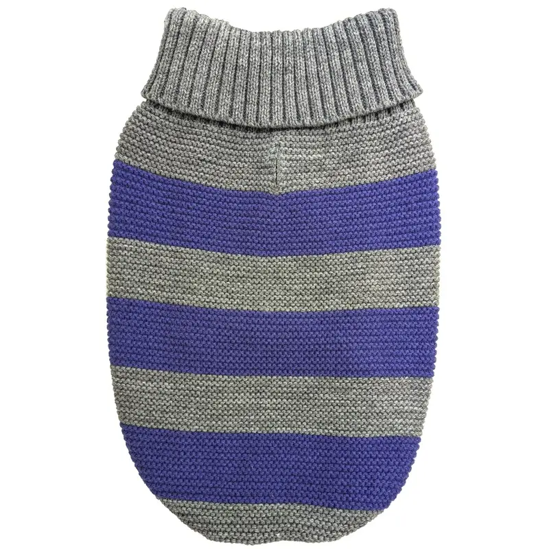 Fashion Pet Stripe Sweater Grey XL