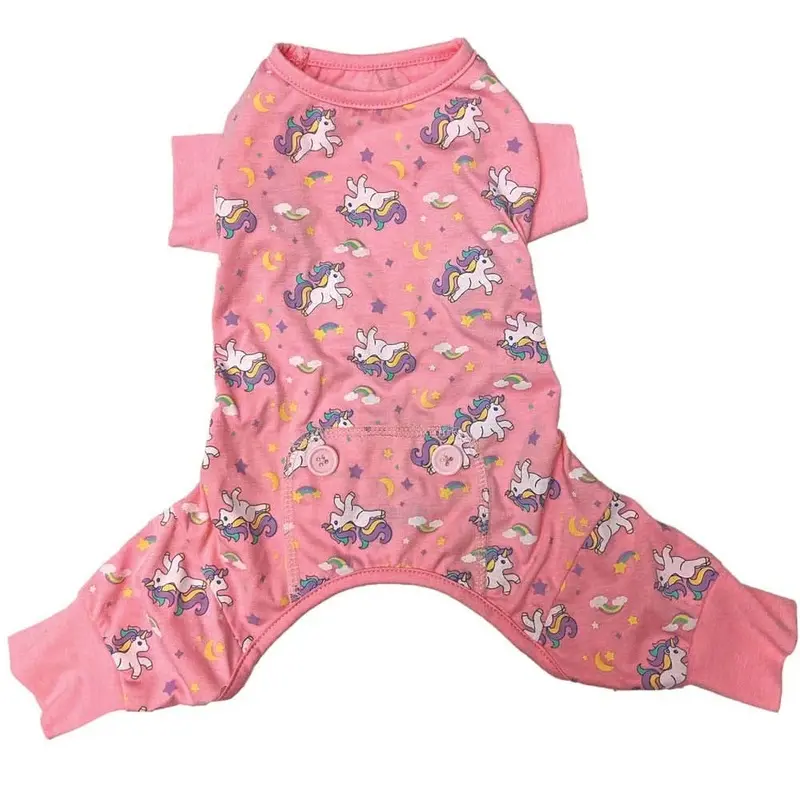 Fashion Pet Unicorn Pajamas Pink XXS