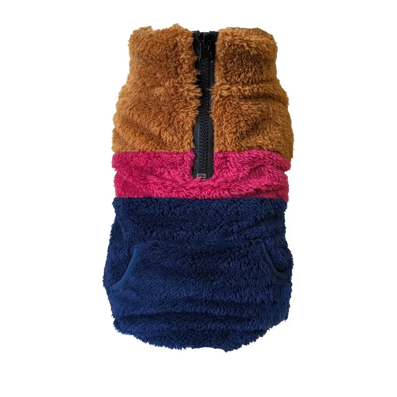 Fashion Pet Color Block Vest Caramel XS