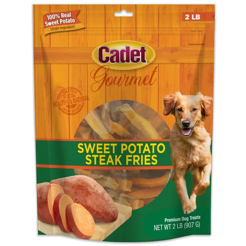 Cadet Gourmet Dog Sweet Potato Fries 2 Pound (Pack of 1)