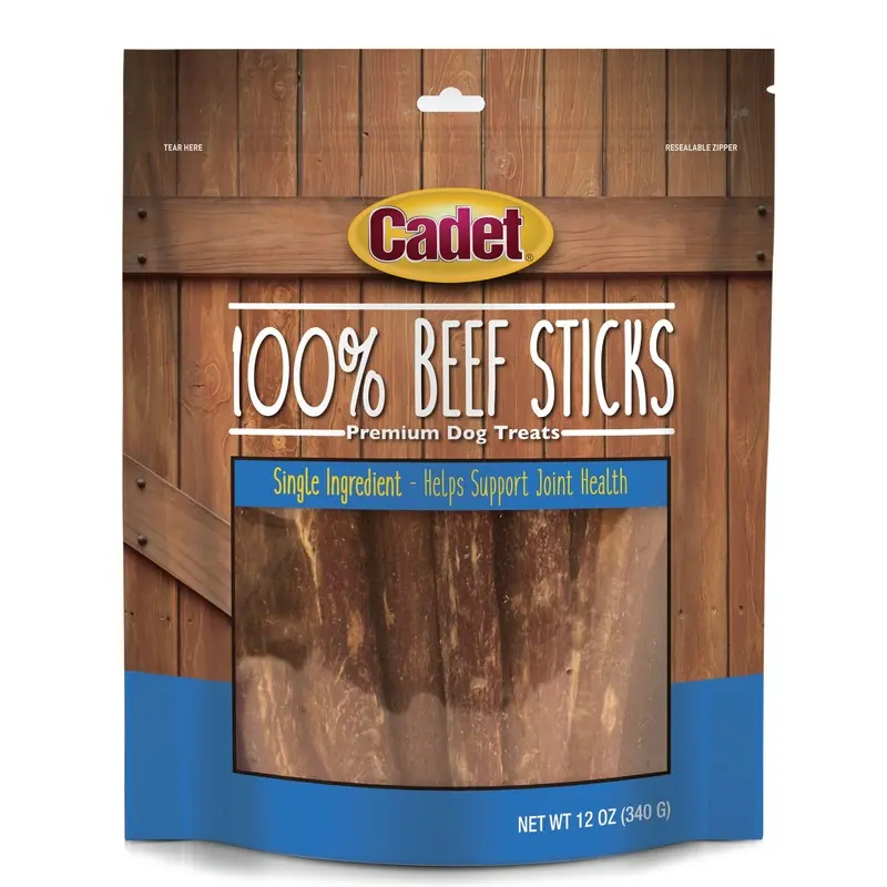 Cadet Beef Sticks for Dogs 12 Ounce