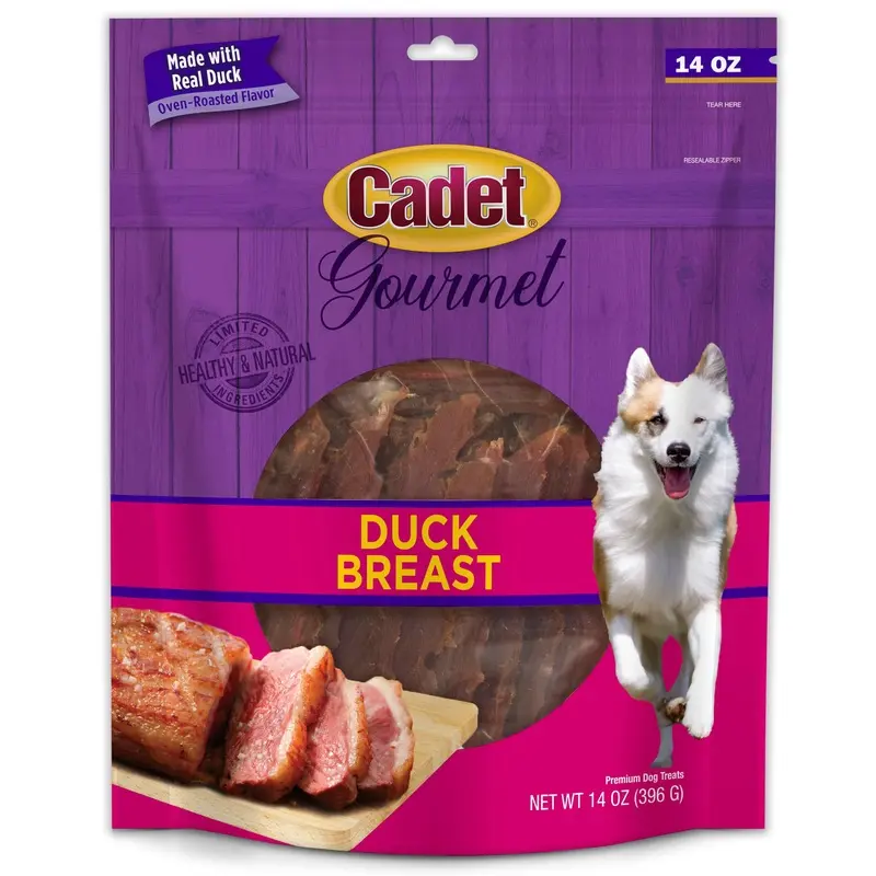 Cadet Gourmet Duck Breast Treats for Dogs 14 Ounce