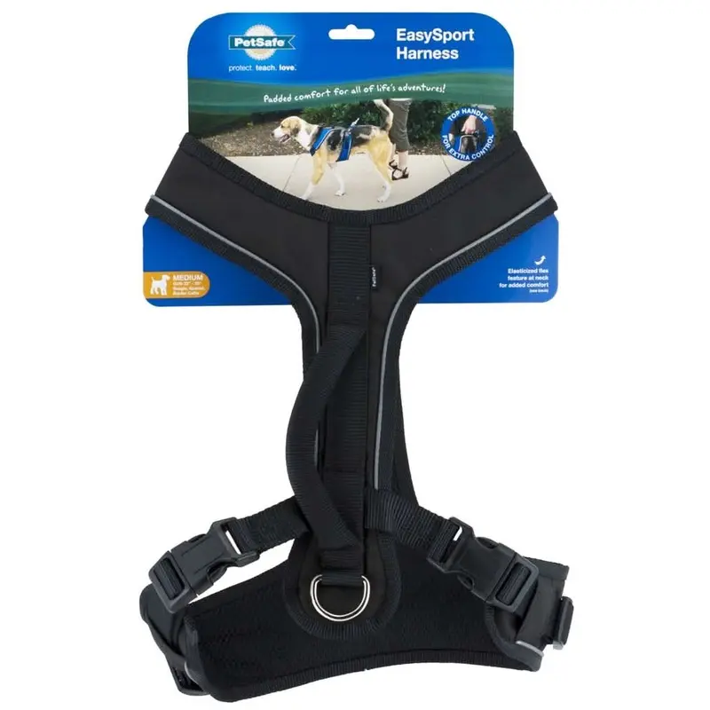 EasySport Comfortable Dog Harness Black MD