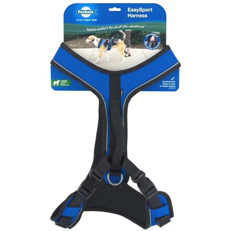 EasySport Comfortable Dog Harness Blue LG