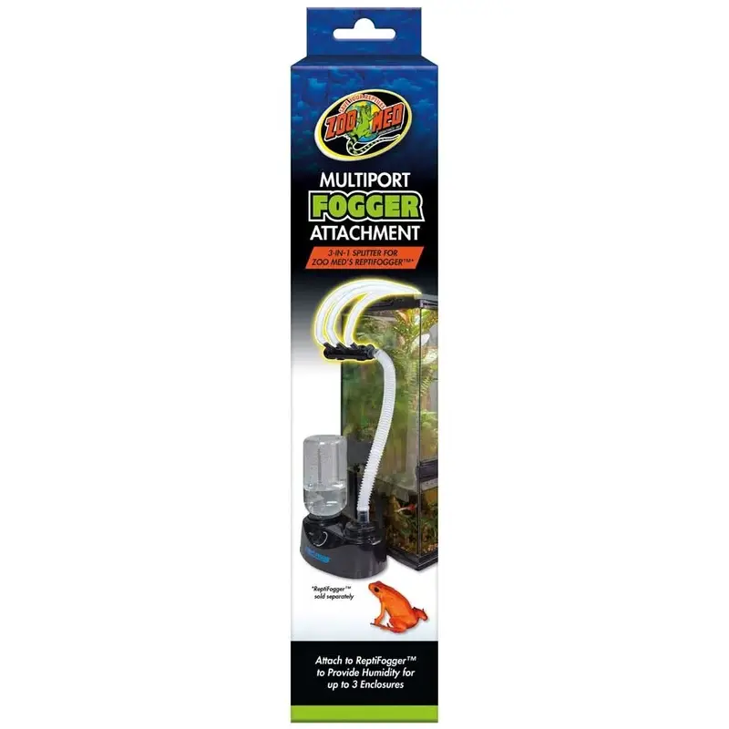 Zoo Med Multiport Fogger Attachment 3-in-1 Splitter Black